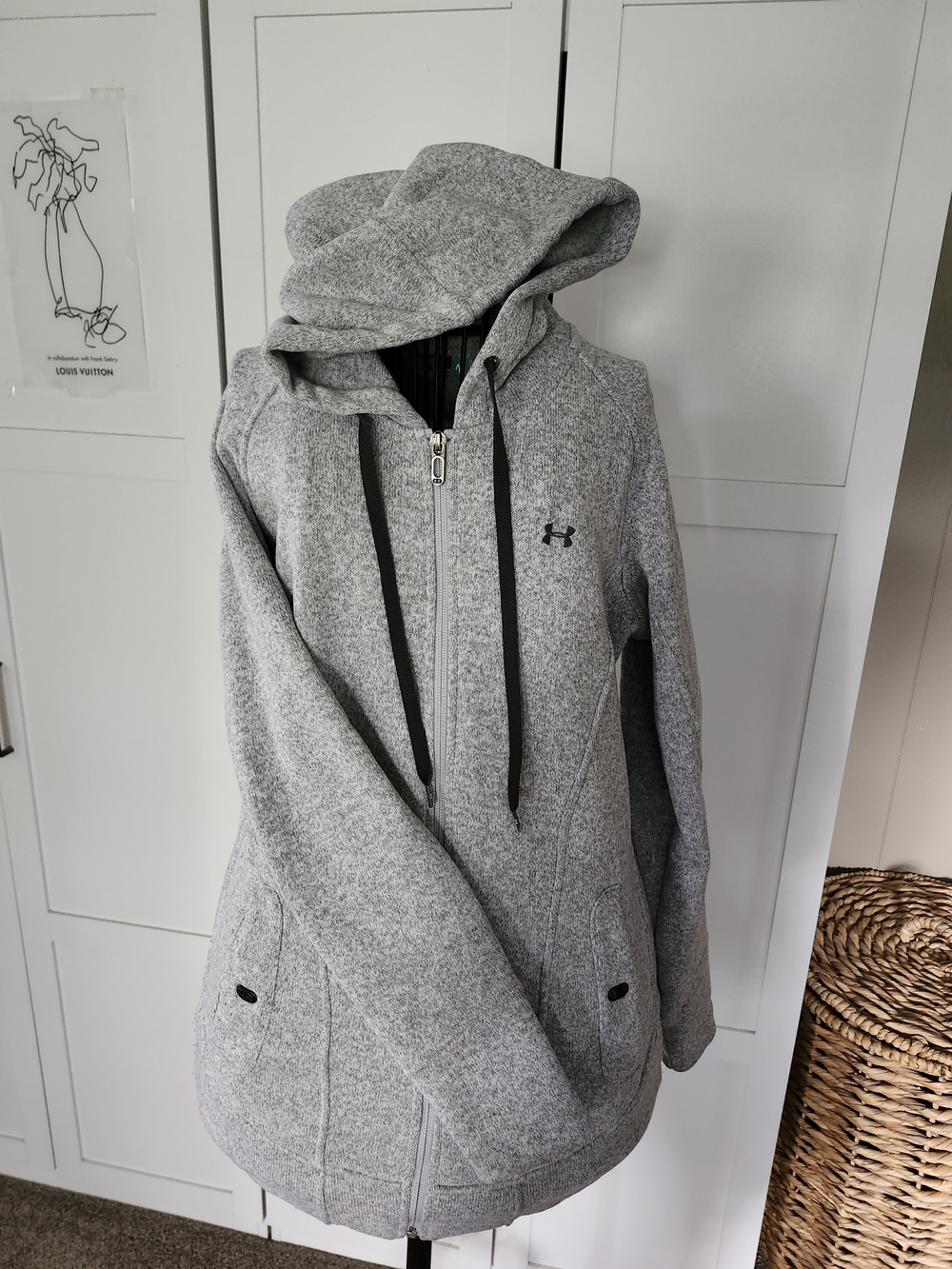Under Armour Women’s Grey Full-Zip Hooded Jacket